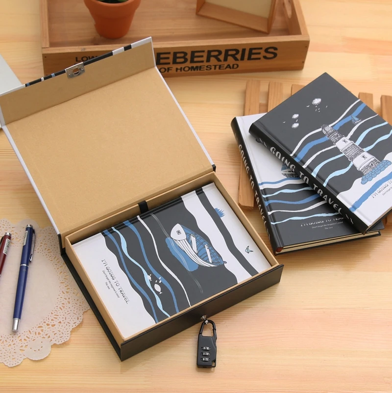 Журналы Ноутбуков Дневник С Замком Ретро Блокнот Корейский Канцелярские