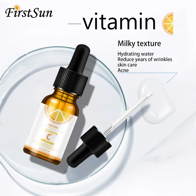 Витамин с, гиалуроновая кислота, сыворотка для лица Wonder Liquid, сывороточная эссенция для кожи, против старения, выцветания, темных пятен, морщин, увлажняющий уход за кожей