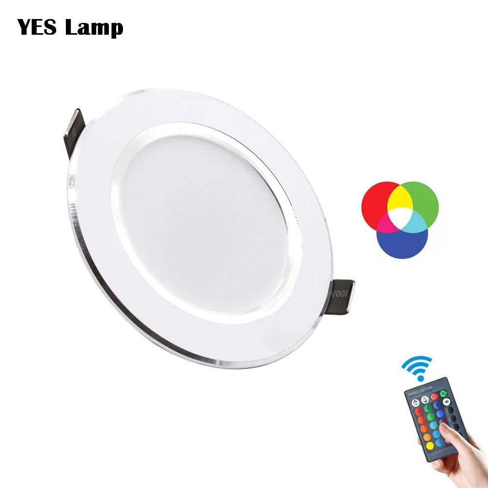 Светодиодный точесветильник светильник RGB с теплым/холодным светом круглая