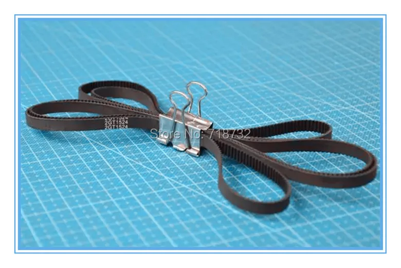 

264-2GT-6 round timing belt 264mm length GT2 6mm width 5pcs free shipping