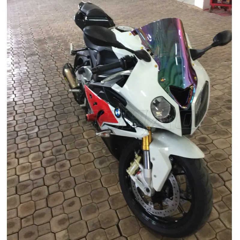 Экран для ветрового стекла мотоцикла с двойными пузырьками BMW S1000RR S 2009 RR 1000RR Iridium 14