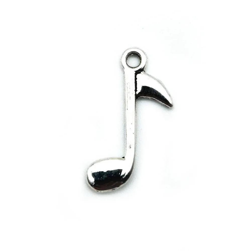 12pcs Charms musical note 24*13mm Antique Making pendant fit Vintage Tibetan Silver DIY bracelet necklace jewelry making | Украшения и