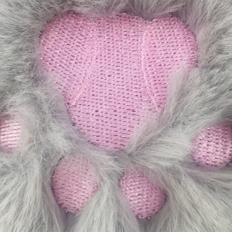 Пушистые меховые брелки с помпонами новые плюшевые вышивкой в виде медвежьей