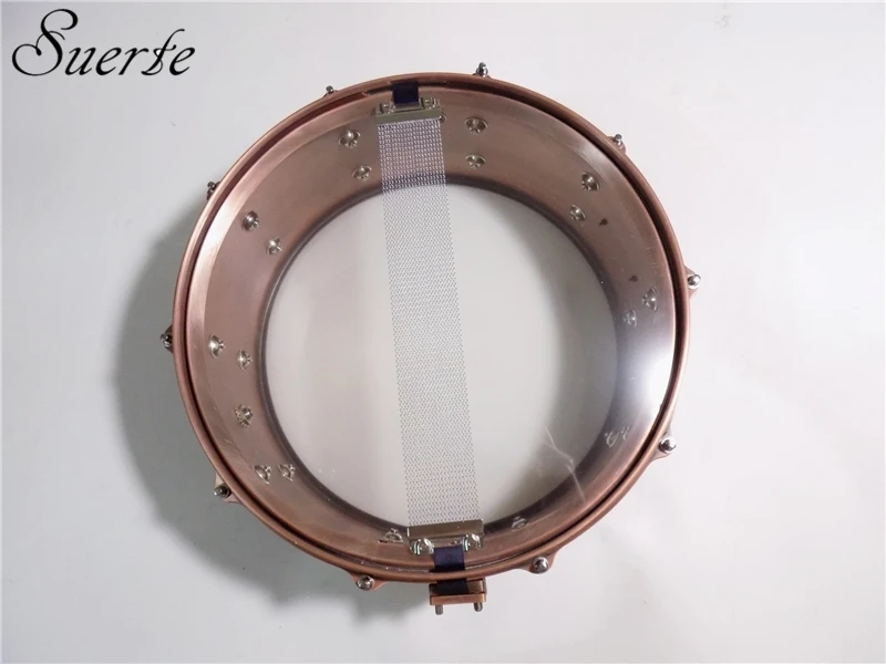 Профессиональные 1"* 6,5" медные Snare барабанные перкуссионные Музыкальные инструменты полиэстер барабанная головка Литой обруч