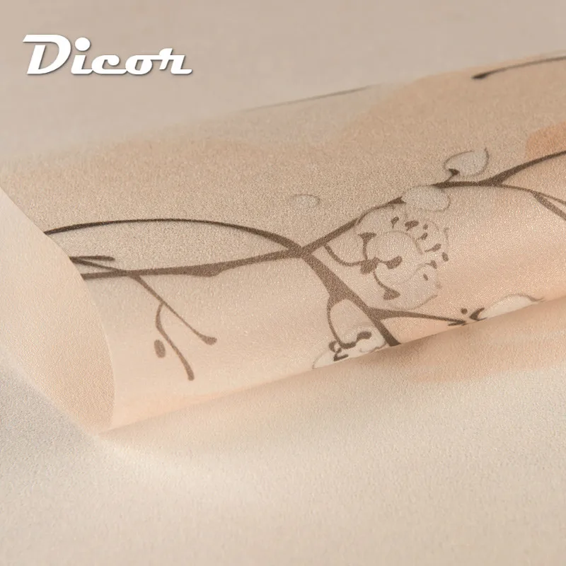 Декоративная виниловая пленка для окна DICOR без клея статическая липкая витражная