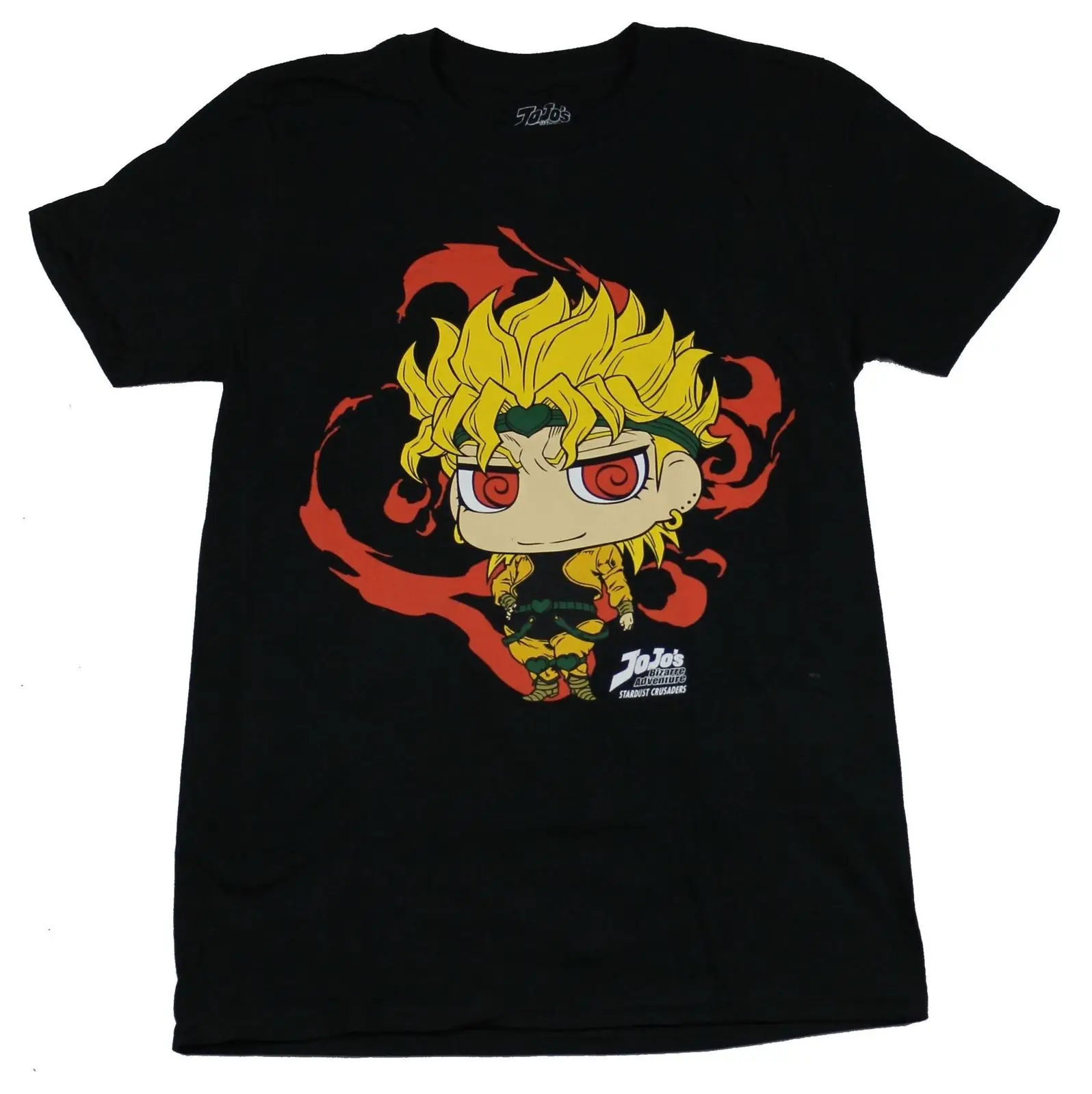 

Newest Letter Print Jojo'S Bizarre Adventure Mens T-Shirt - Dio Brando Chibi Style Image T-Shirt Casual Man Tees