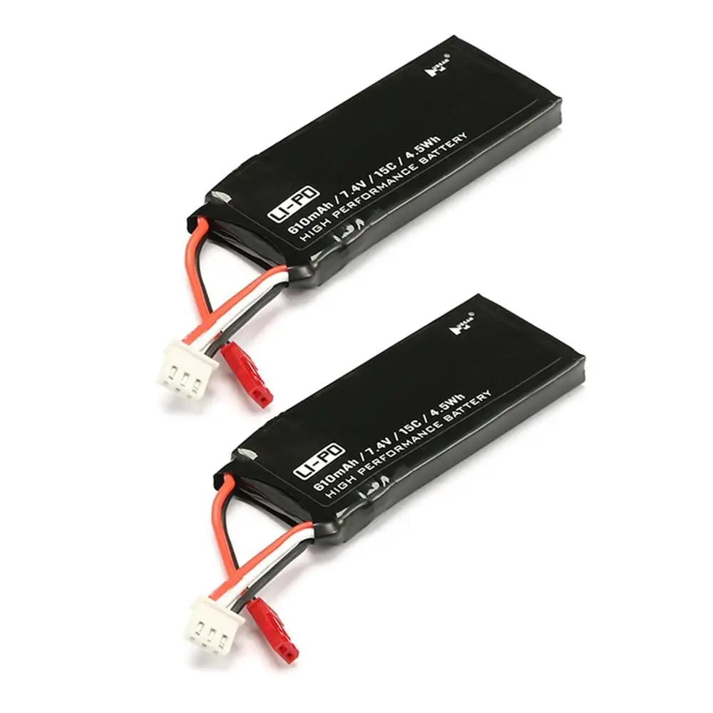 Квадрокоптер Hubsan X4 H502S H502E 2 шт. запасные части 7 4 В 610 мА · ч аккумулятор для