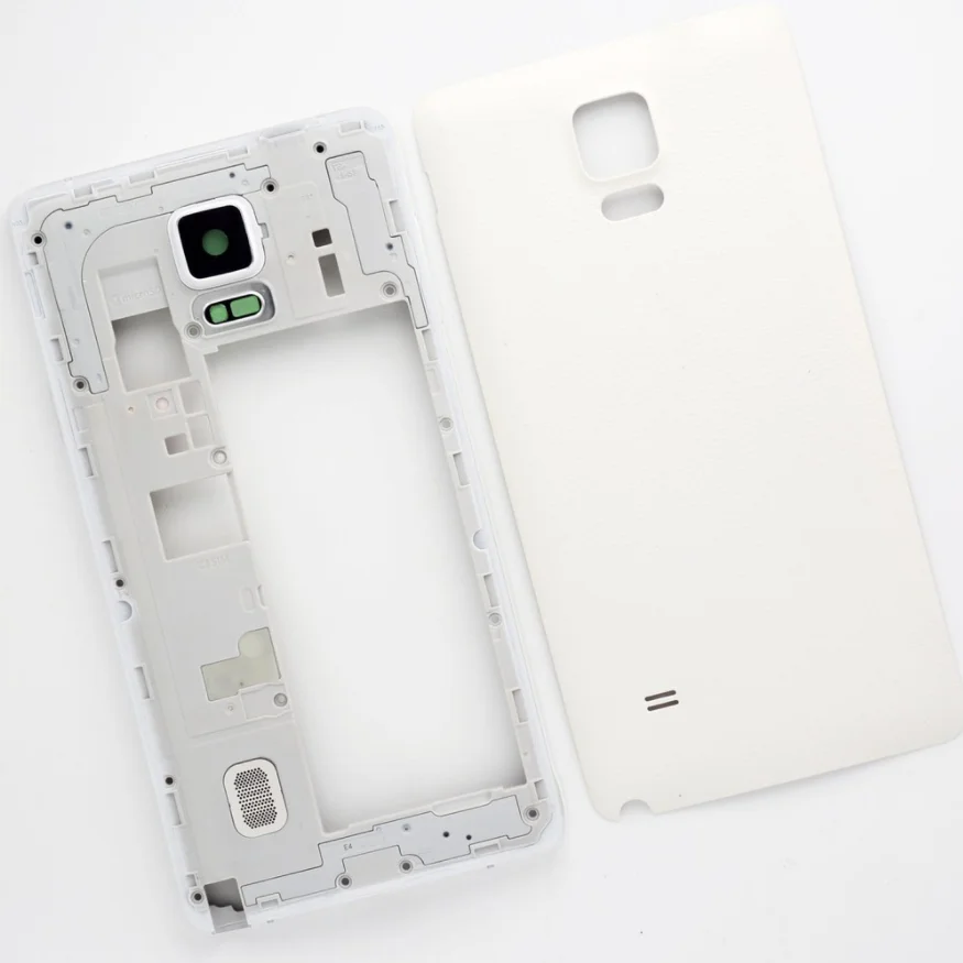 Запасные части для samsung Galaxy Note IV 4 N910F/M/C/T/A задняя крышка + средняя рамка Корпус