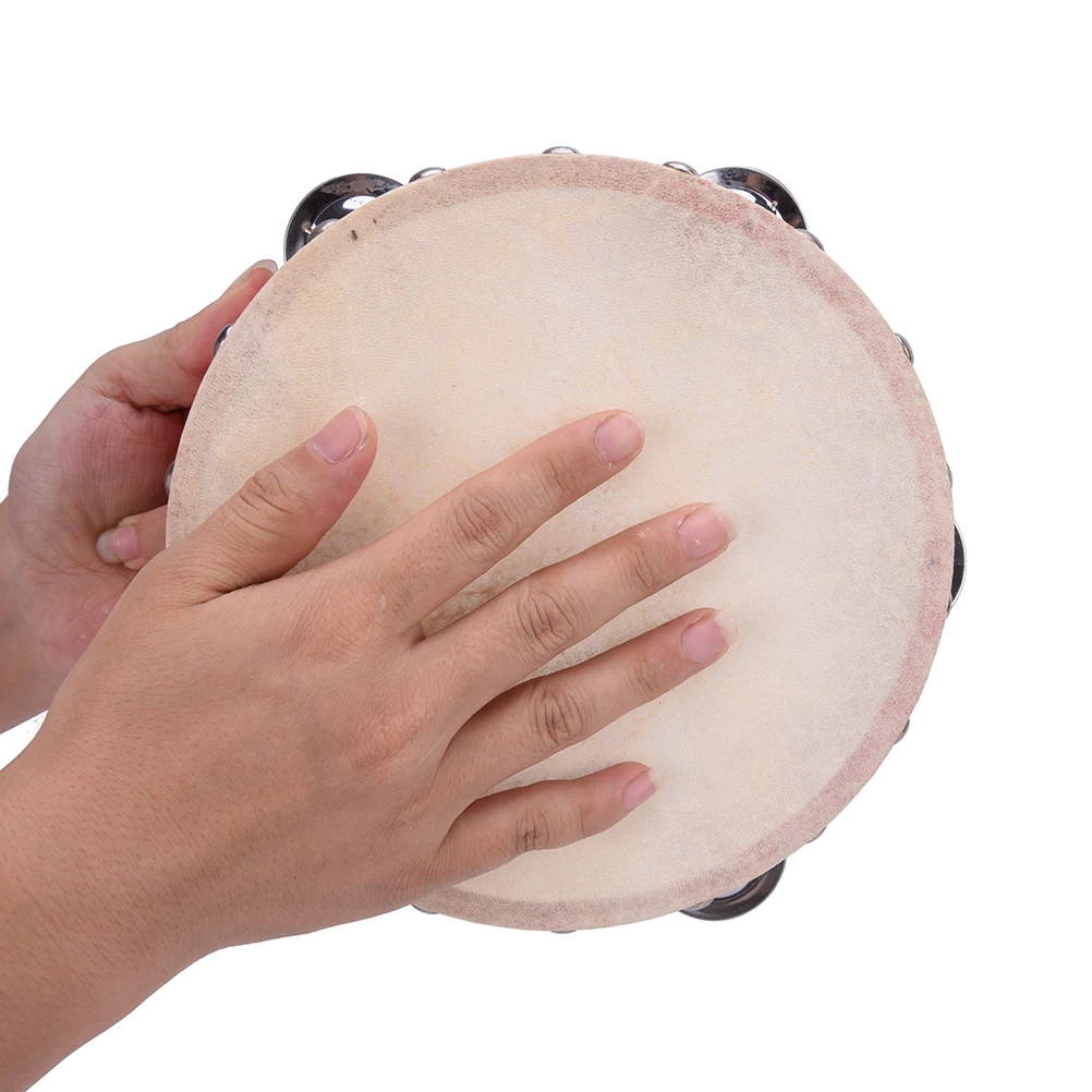 7&quot Musical Tambourine Tamborine Drum Round Percussion Gift for Baby Kids | Игрушки и хобби