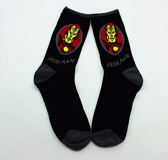Супер герои, носки для скейтеров, мертвых, Супермена, Человека-паука, Халка, капитана, крутые носки, новые брендовые носки, горячая Распродажа носки для скейтеров