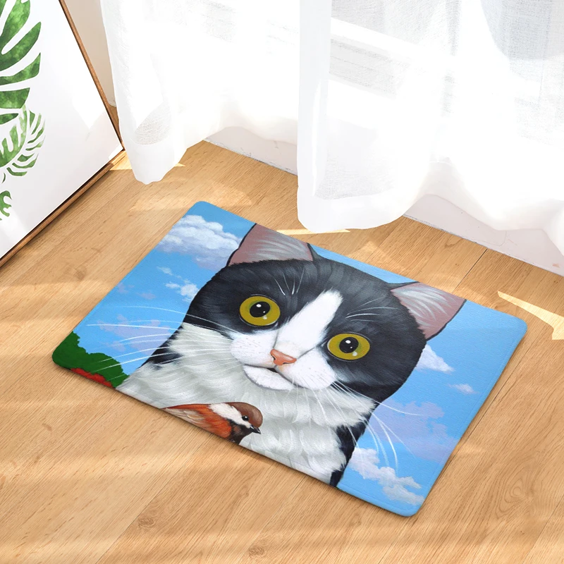 Новинка 2017 домашний декор Мультяшные котики животные необскользящие кухонные