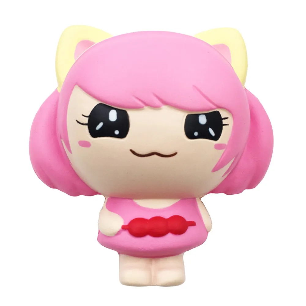 Мягкие игрушки Kawaii рождественские розовые Игрушки для маленьких девочек