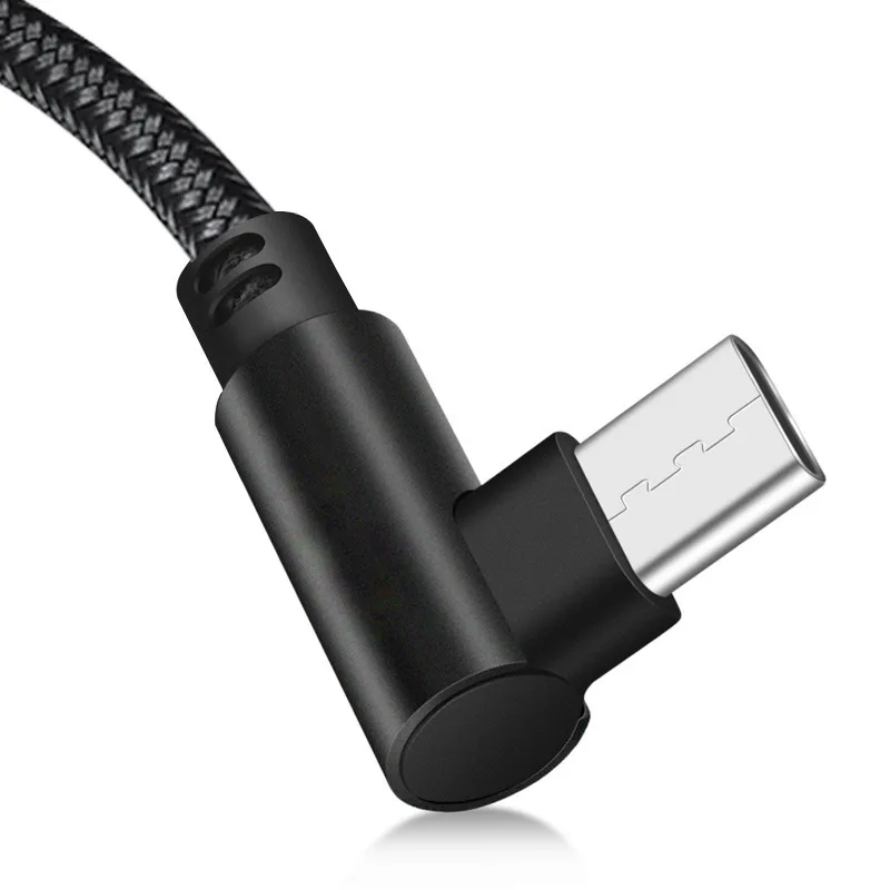 0 25 1 м 2 длинный Usb кабель типа C 90 градусов правый угол тип USB зарядный провод шнур