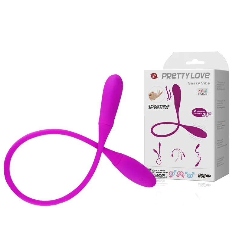 Pretty Love 7 скоростной силиконовый супер двойной вибратор перезаряжаемый
