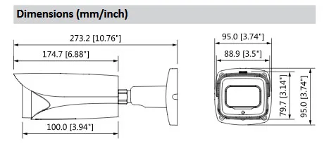 Dahua 8MP POE IP камера IPC-HFW5831E-Z5E 7 мм-35 мм 5x зум объектив IR Расстояние 100 м IP67 поддержка SD карты 128g камера безопасности
