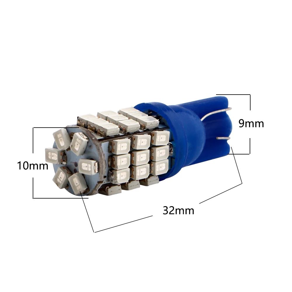 YM E Bright 20 500 шт W5W T10 1206 42 SMD Светодиодные Автомобильные клиновидные лампы