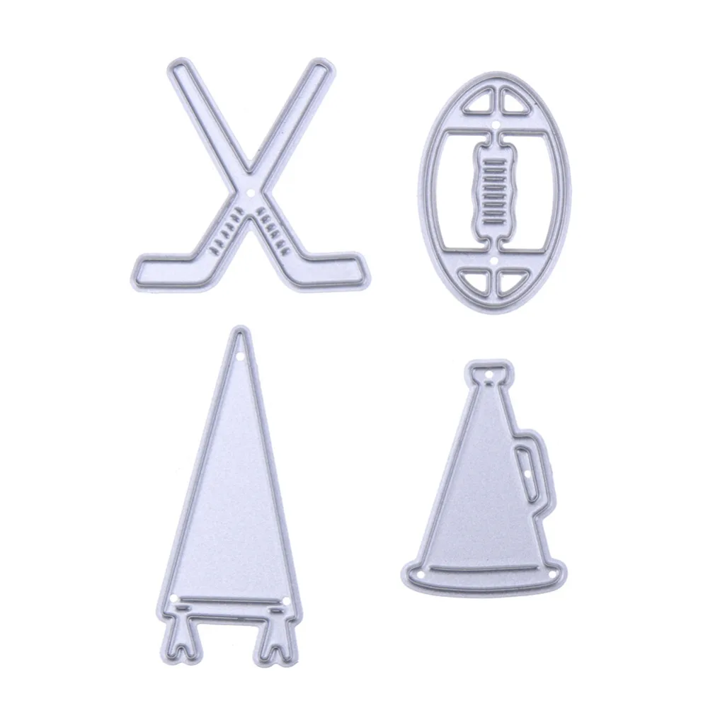 8 шт./компл. игровые металлические Вырубные штампы для скрапбукинга своими