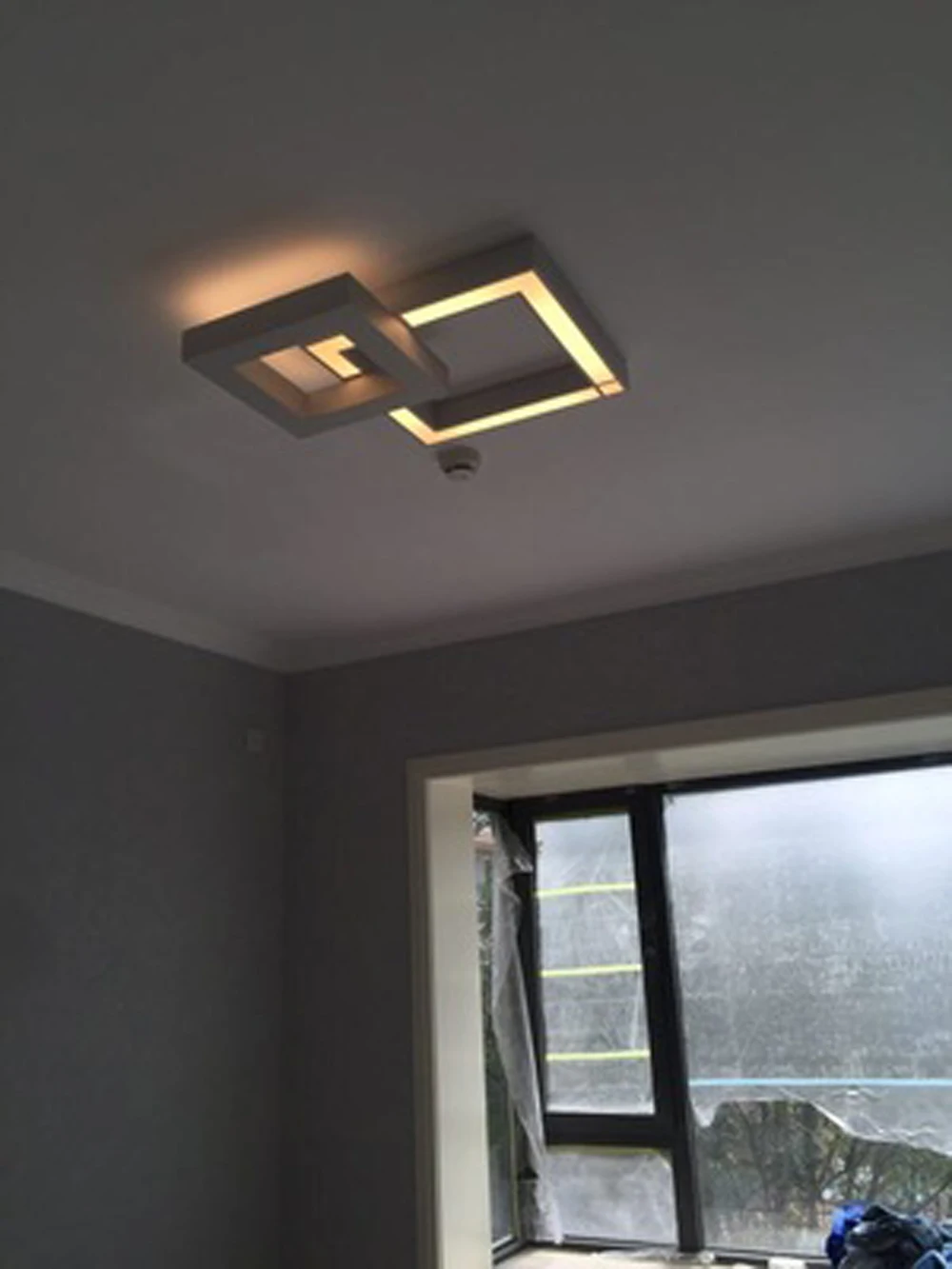 LED Современные Геометрические Железные Акриловые Чёрные Белые Светодиодные Лампы.Светодиодные Светильники.Люстры Потолочные. Потолочные Светильники.Светильник Потолочный Светильник.Для Столовой,Фойе и Спальни
