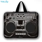 Радио сумка для ноутбука с принтом планшетный чехол 7,9 9,7 12 13,3 14,1 15,6 17,3 дюймов неопрена Тетрадь рукавом крышку компьютера сумки из натуральной кожи LB-24458