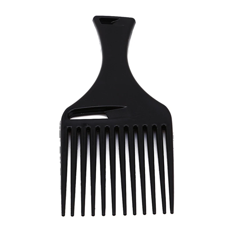 

1PC Comb Hair Fork Comb Insert Hairdressing Curly Hair Brush Comb Hairbrush Styling Tool For Men & Women Black