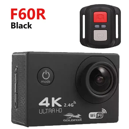 Pаспродажа Экшн-камера Ultra HD, 4 K, Wi-Fi видеокамеры, 16 МП, 170 Go, 4 K, Deportiva, 2 дюйма, F60, водонепроницаемость 30 м, Спортивная камера Pro 1080P, 60fps