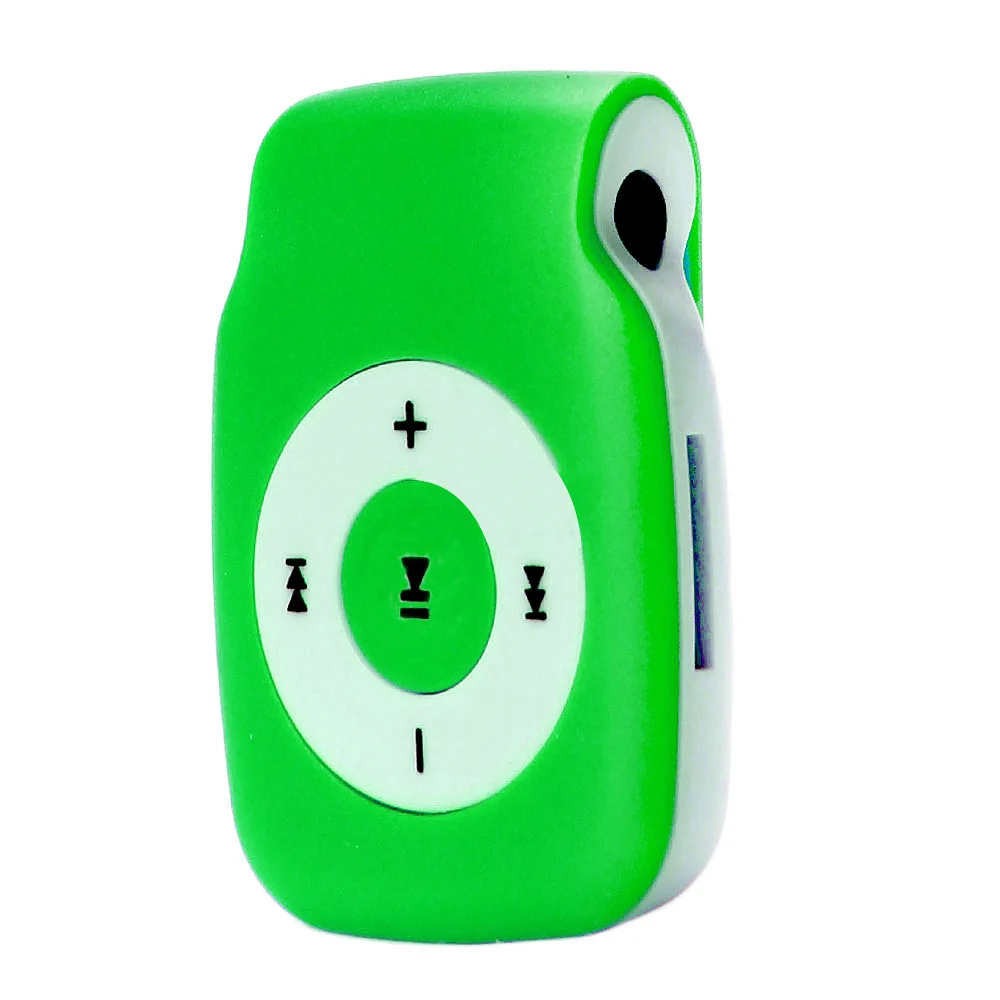 Mosunx Hifi мини металлический USB MP3 плеер с зажимом Поддержка Micro SD TF карта музыкальный медиа модный Mp3 цифровой музыкальный плеер - Цвет: Зеленый