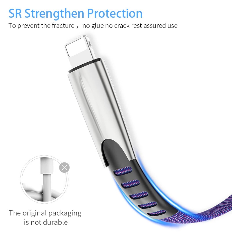 Coolreall 2.4A USB кабель для iPhone Xs Max Xr X 8 7 6 6s plus 5 5S iPad кабели для быстрой зарядки кабель для зарядки мобильного телефона