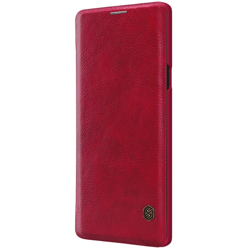 Red for Samsung Galaxy Note 9 Case Nillkin Retro Luxury PU Flip Wallet Card Slot Phone Smart Cases for Samsung Note 9 Note9 Cover - Цвет: Red