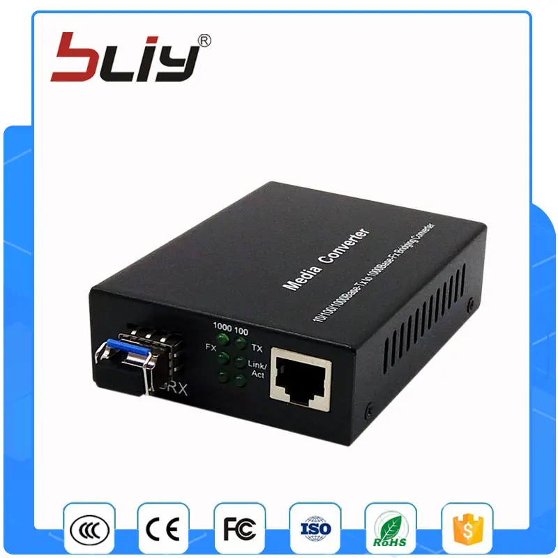 Sfp волокно к rj45 конвертер gigabit SFP GPON/OLT media converter 1000 Мбит/с трансивер fibra optica switch|fiber to