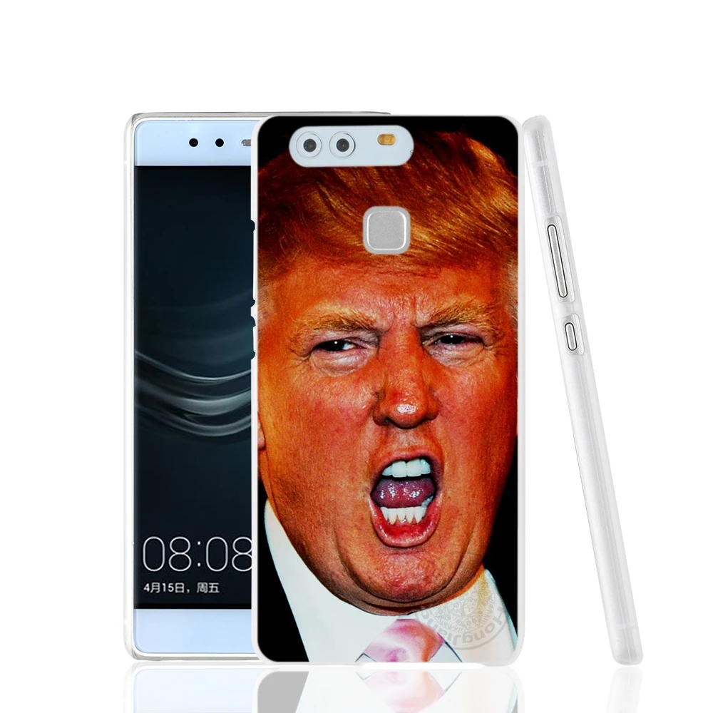 HAMEINUO Дональд Трамп глупая крышка чехол для телефона huawei Ascend P7 P8 P9 lite plus G8 G7 honor 5C
