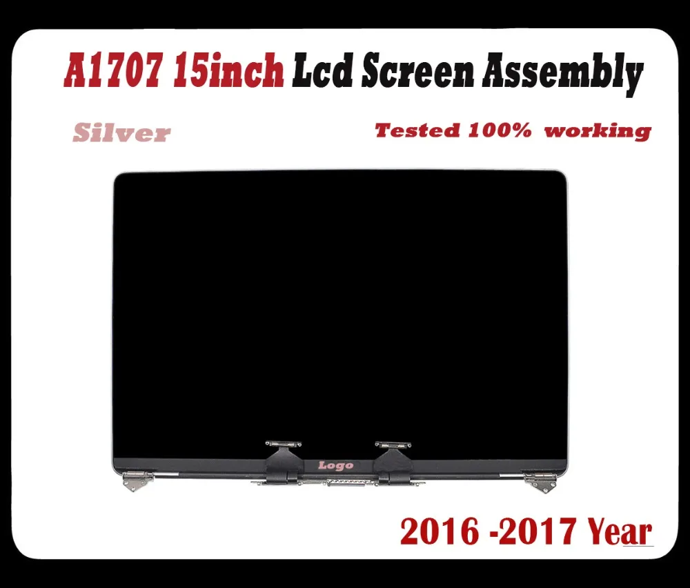 Оригинальный A1707 ЖК дисплей серебро для MacBook Pro retina 15 4 &quotA1707 полный светодиодный