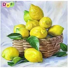 DPF DIY лимонная 5D квадратная алмазная живопись, вышивка крестиком, рукоделие, алмазная вышивка, настенная живопись, домашний декор, мозаика