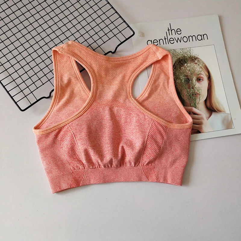 Новинка 2019 бесшовный мягкий спортивный бюстгальтер для тренировок