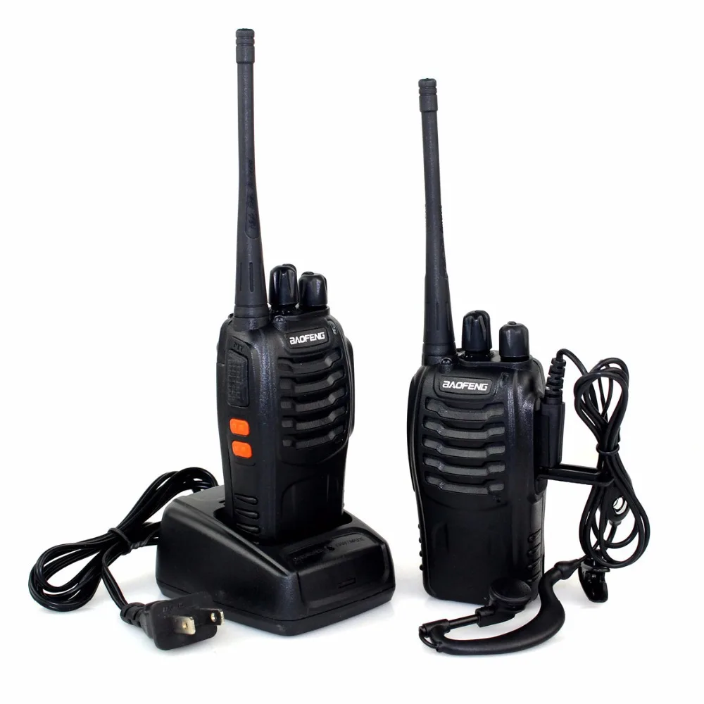 Рация baofeng 2 шт. BF 888S 5 Вт UHF 400 470 МГц 16 каналов cb радио pofung 888 s hf трансивер bf ham radi|2pcs