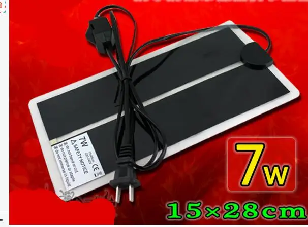 Ants Nest Нагреватель Коврик рептилия пластина для подогрева ПЭТ-грелка Brew EU Plug 7 W 14 W 20 W 28 W контроль температуры сохраняет тепло - Цвет: 7W 15X28cm