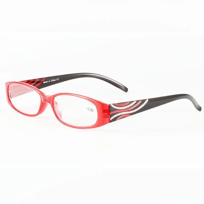 New Ladies Reading Glasses Simple Full Frame Plastic Elderly Presbyopia Resin Lenses Bags Women 1.0-3.5 R054 | Аксессуары для