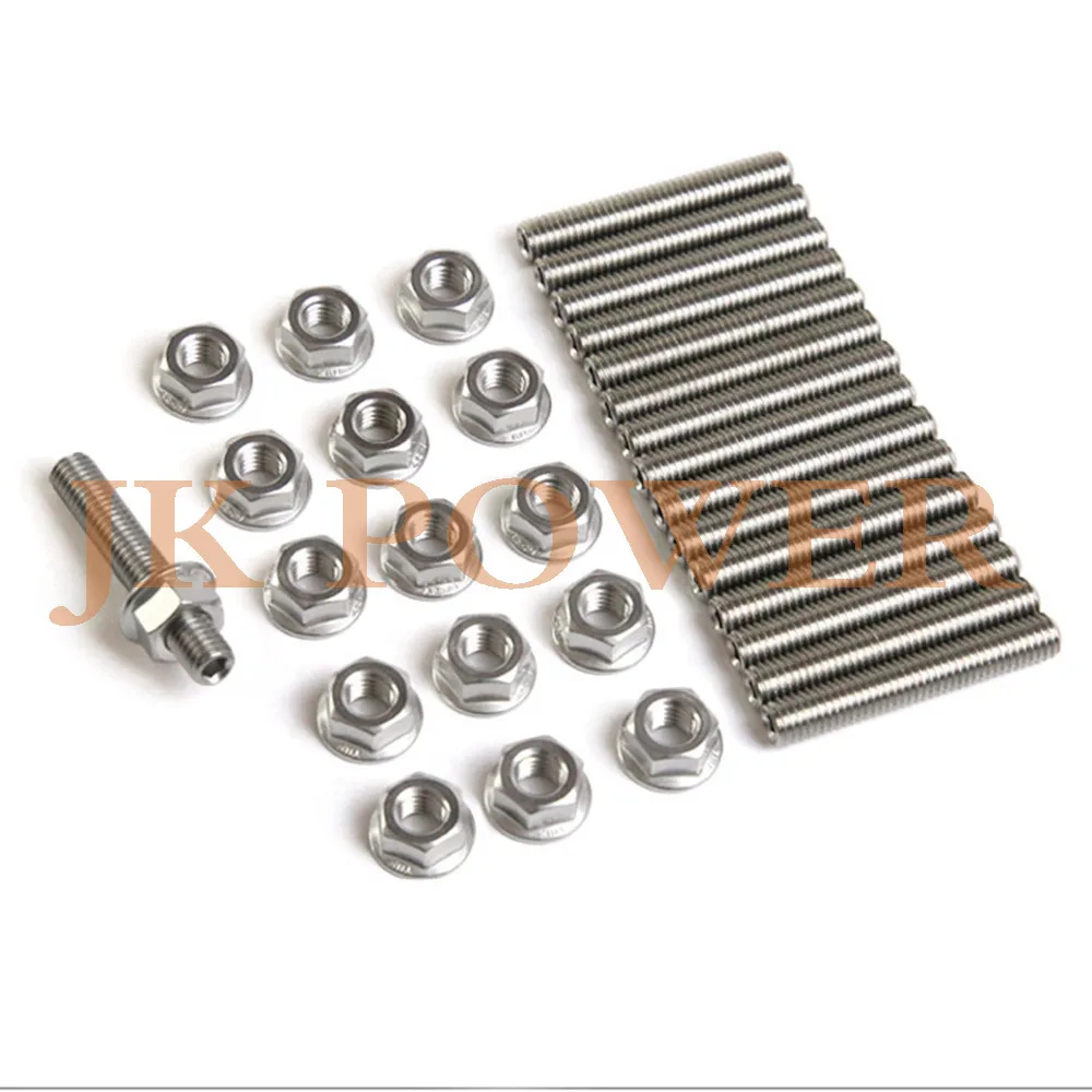 M8 4 6 и 5 литров V8 нержавеющей выхлопной коллектор stud для 2-х манифолеров таких как