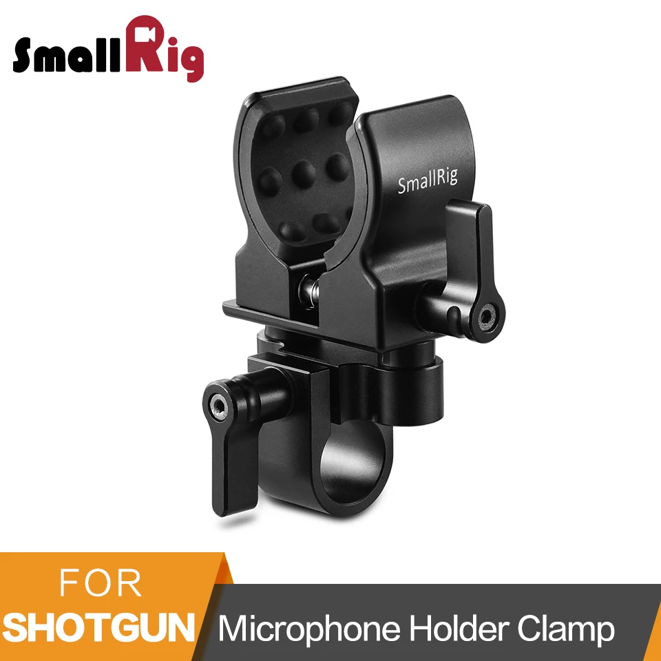 SmallRig Универсальный микрофон держатель зажим DSLR камера для пулемета крепление для микрофона зажим-1993