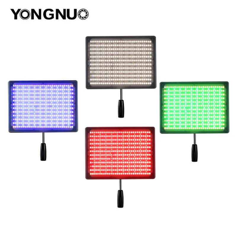 Светодиодная панель YONGNUO YN600 RGB для фото-и видеосъемки 3200K-5500K лампа с беспроводным