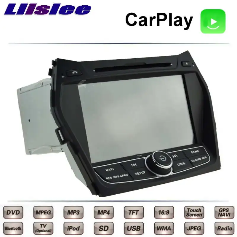 Liislee для hyundai ix45 Santa Fe Grand DM 2012~ Автомобильный мультимедийный телевизор DVD gps Радио Carplay стиль навигация Navi