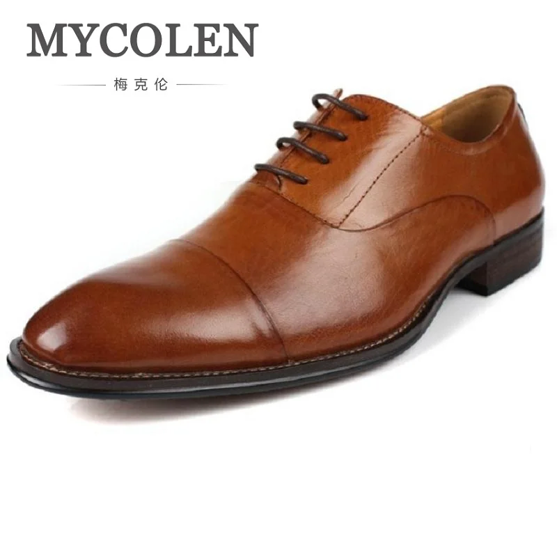 MYCOLEN/Новинка воздухопроницаемое платье удобные мужские туфли из натуральной