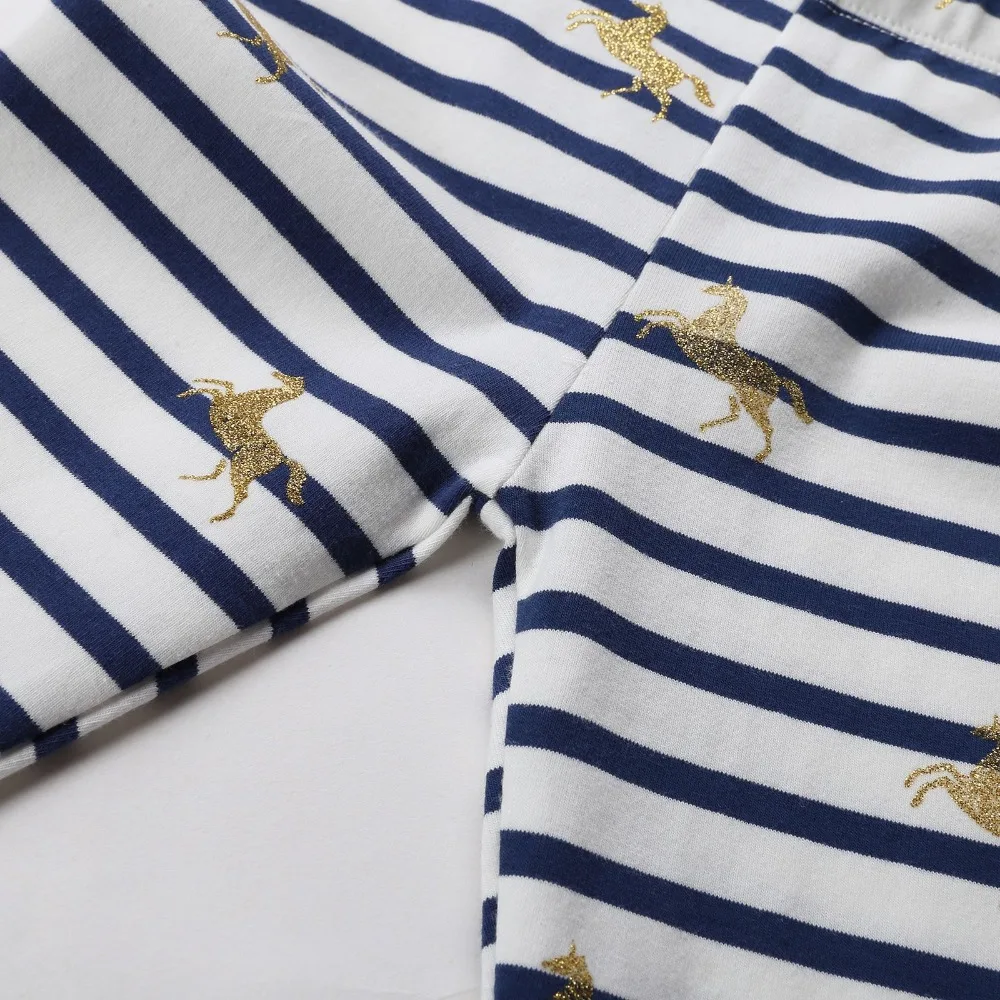 New Fall Autumn Spring baby girls Printing cartoon Leggings Quality Cotton rainbow Unicorn Pants 2-7year Clothes Clothing