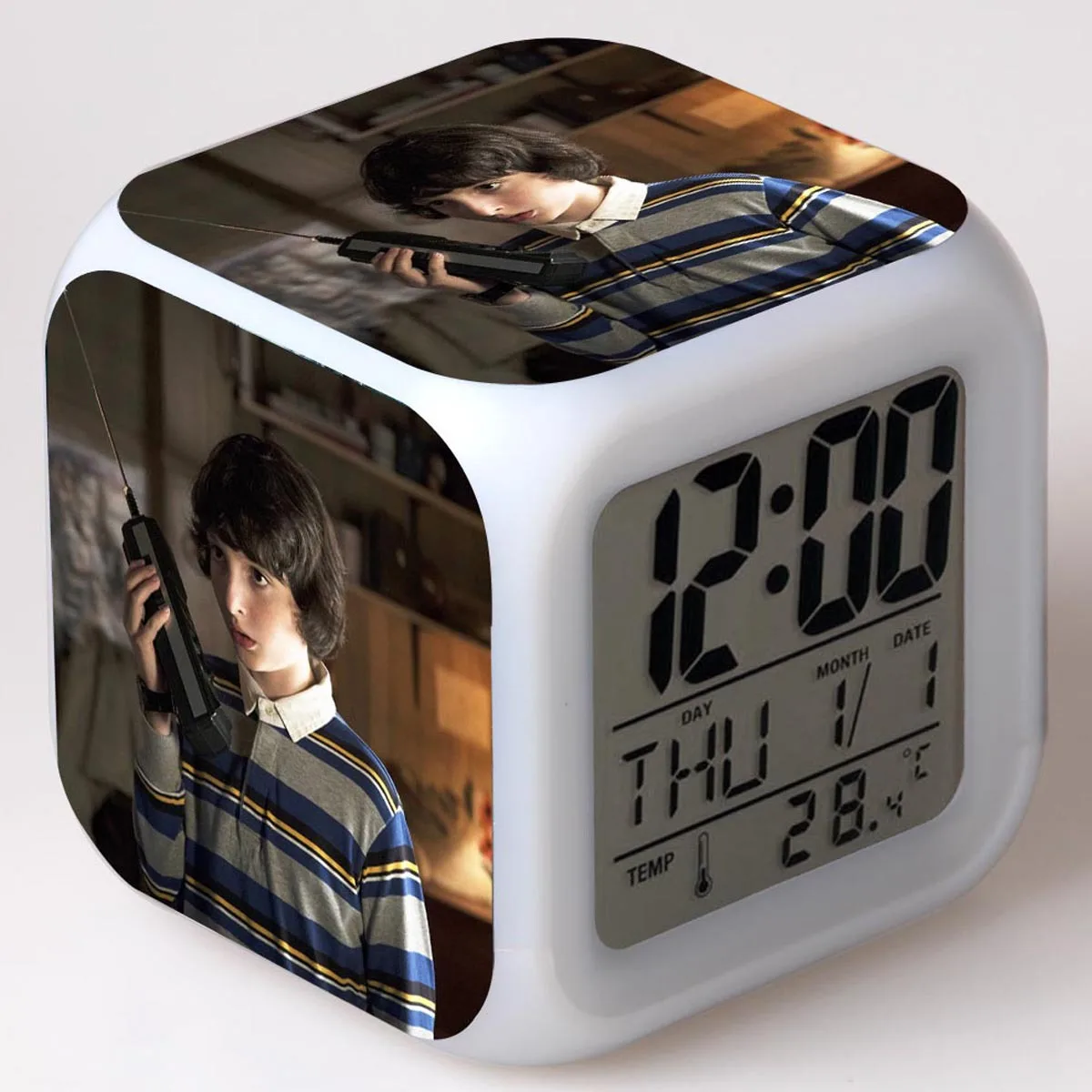 3 Необычные вещи сезон детский будильник игрушки Led reloj despertador цифровые часы электронный wake up Светильник Настольный reveil wekker - Цвет: 3