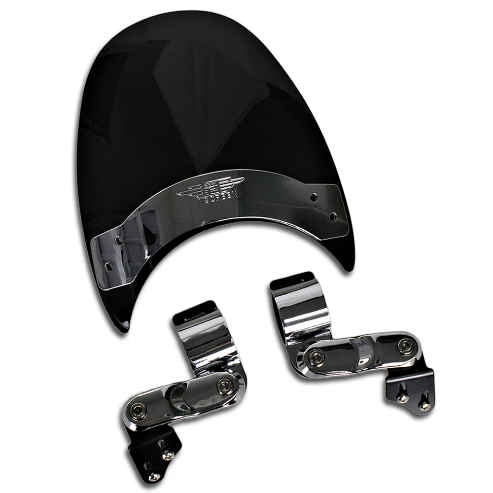 Лобовое стекло мотоцикла ветровое стекло для Honda Shadow Kawasaki Vulcan Yamaha Suzuki Intruder Parabrisas Moto Acessorios para Bike