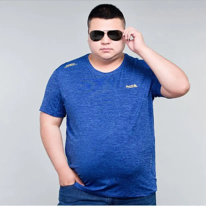 Новый Плюс Размер 8XL 7XL 6XL 5XL 4XL футболки Мужская компрессионная футболка ММА