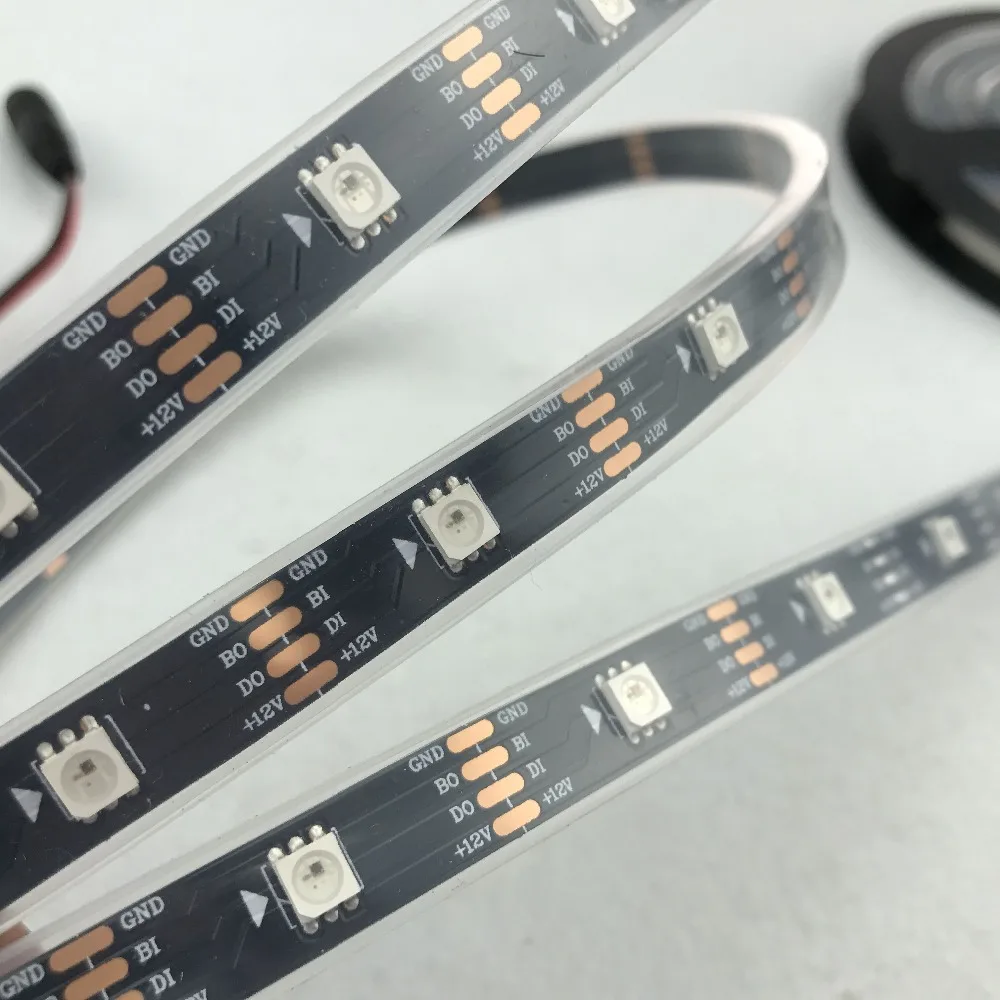 30 светодисветодиодный s/m5 м WS2815 DC12V Адресуемая полноцветная светодиодная лента RGB