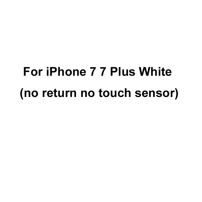 For 7 7 Plus White YKaiserin сенсорный датчик отпечатков пальцев гибкий кабель для iPhone 5S 6 6 Plus 6S 6S Plus 7 7 Plus Кнопка возврата отпечатков пальцев Touch ID - Цвет: For 7 7 Plus White
