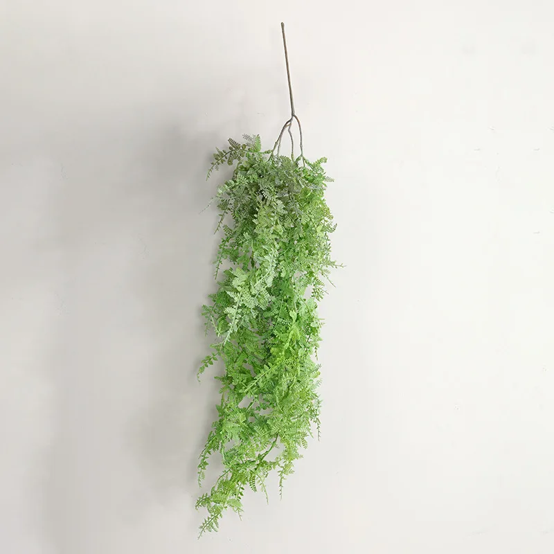 Поддельные пластиковые лозы 70 см искусственные зеленые гирлянды Podocarpus Висячие