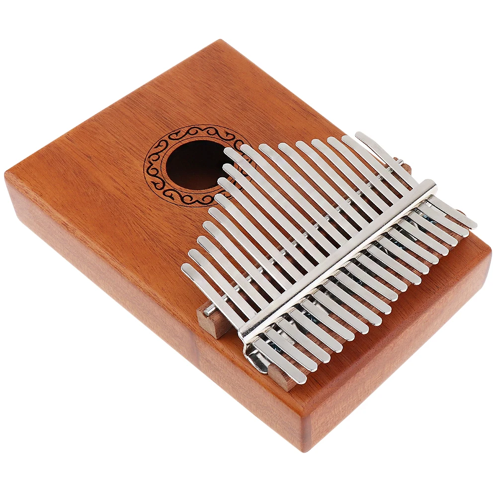 17 клавиш Kalimba одноплатный из красного дерева палец пианино из твердой древесины Mbira мини музыкальный инструмент с полными аксессуарами