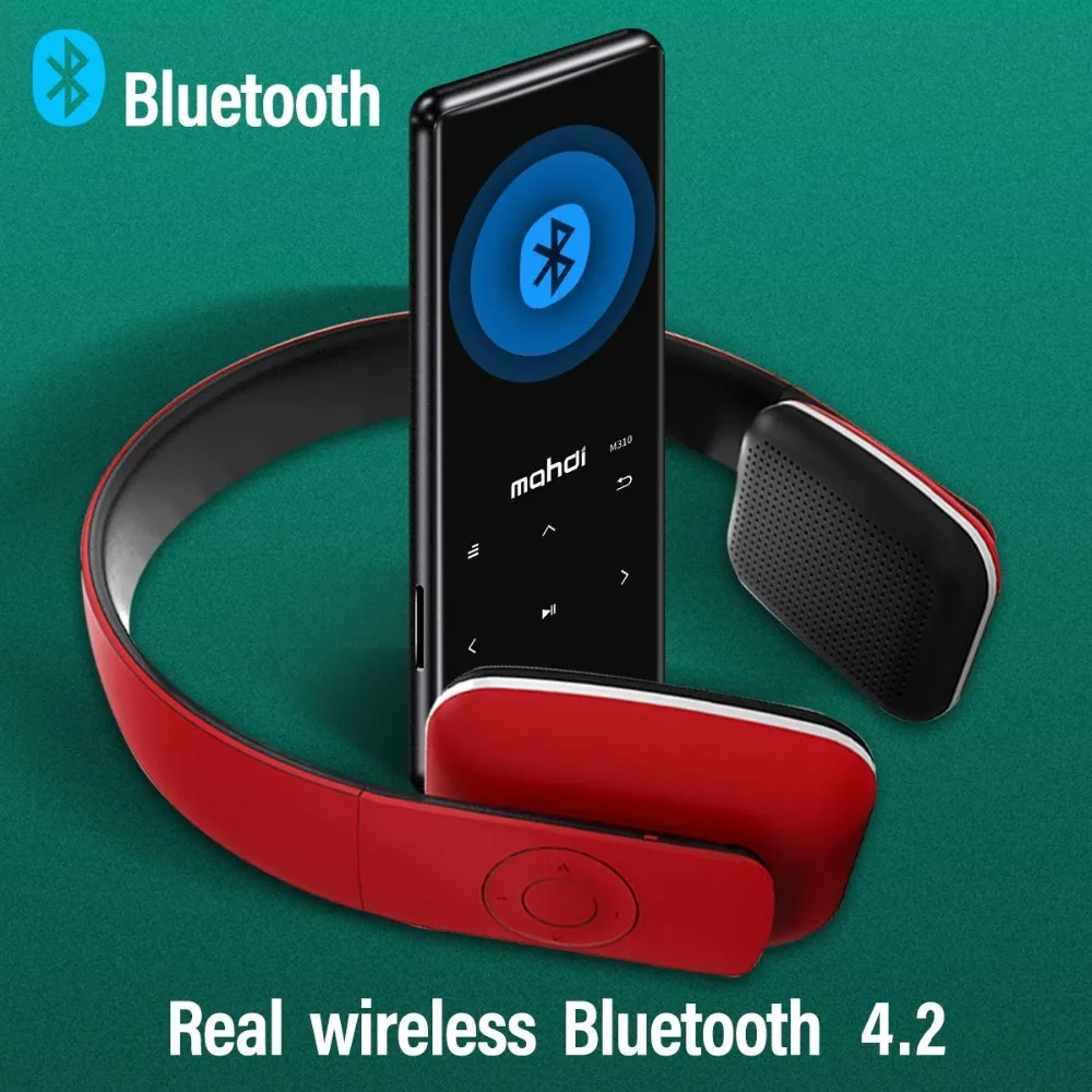 Импортный цветной экран 2,4 дюйма Bluetooth 4,0 mp4 плеер Поддержка записи FM радио динамик медиа MP4 видео плеер